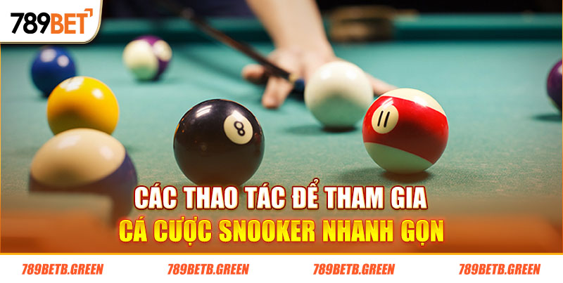 Cá cược Snooker - Những Lưu Ý Cần Nắm Khi Tham Gia Giải Trí