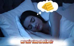 Mơ Thấy Vàng Là Điềm Gì? Giấc Mơ Mang Lại Con Số May Mắn!